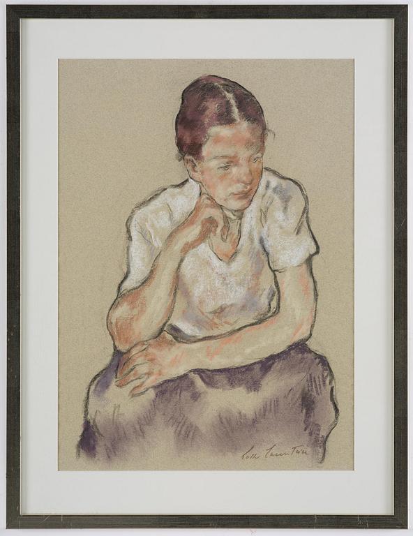 Lotte Laserstein, Seated Woman.