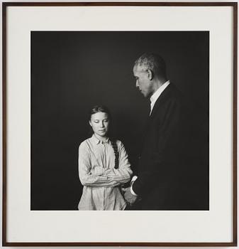 Max Modén, "Greta Thunberg and Barack Obama at the Grand Hotel", 2019.
