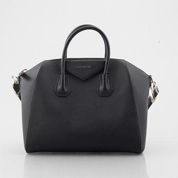 Givenchy, A black "Antigona" leather bag.