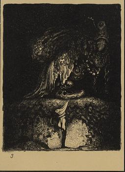 John Bauer, "-God kväll farbror sa pojken!".