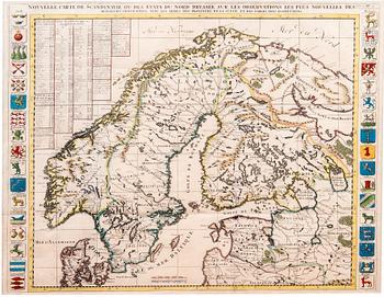 396. A MAP OF SCANDINAVIA.