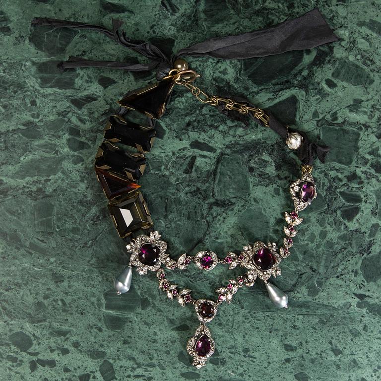A necklace by LANVIN.