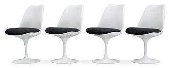 114. A set of four Eero Saarinen 'Tulip' chairs, Knoll International, USA.