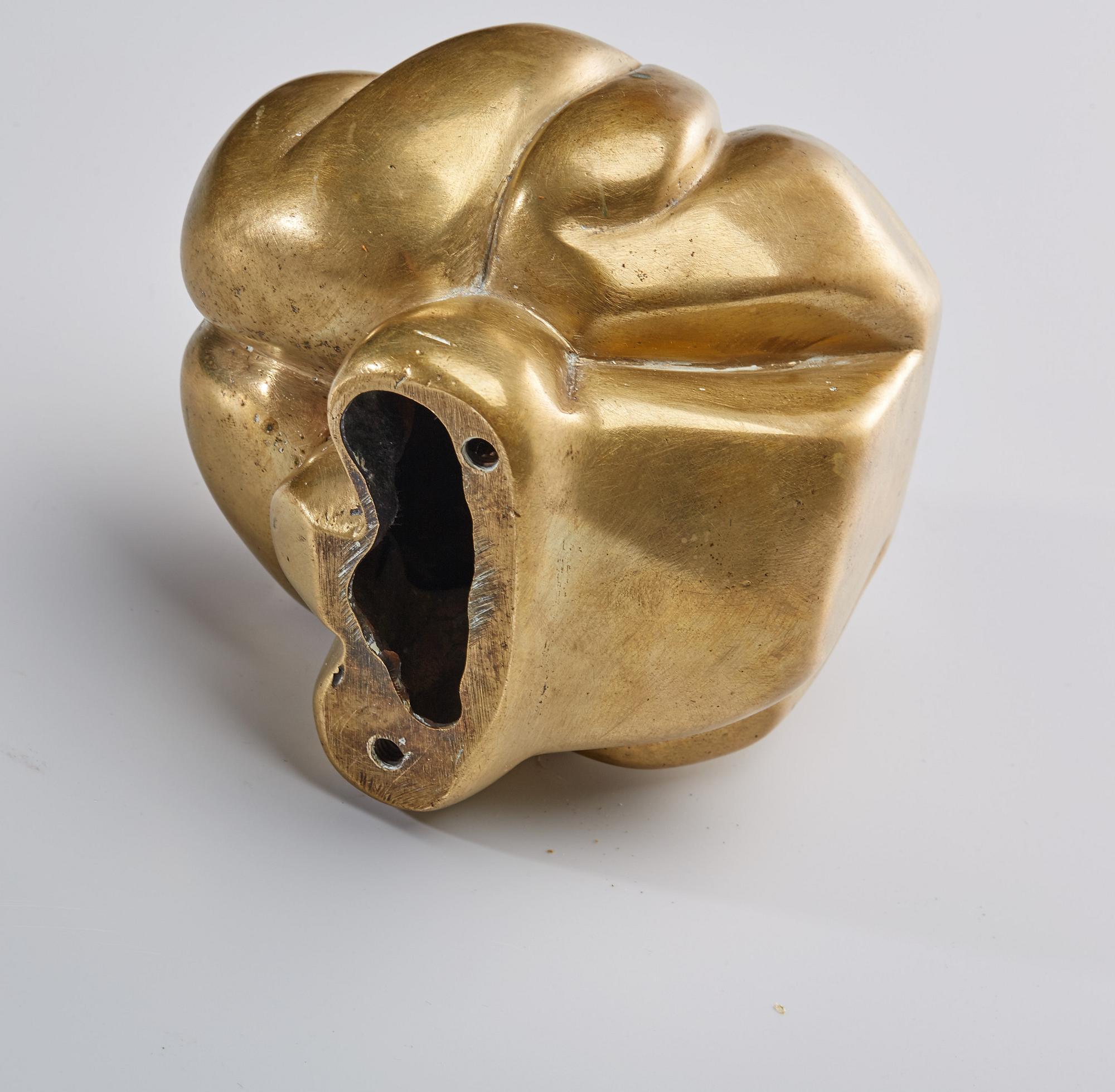 OKÄND KONSTNÄR,skulptur,mässing, numrerad 2/3. samt monogramsignerad CT.