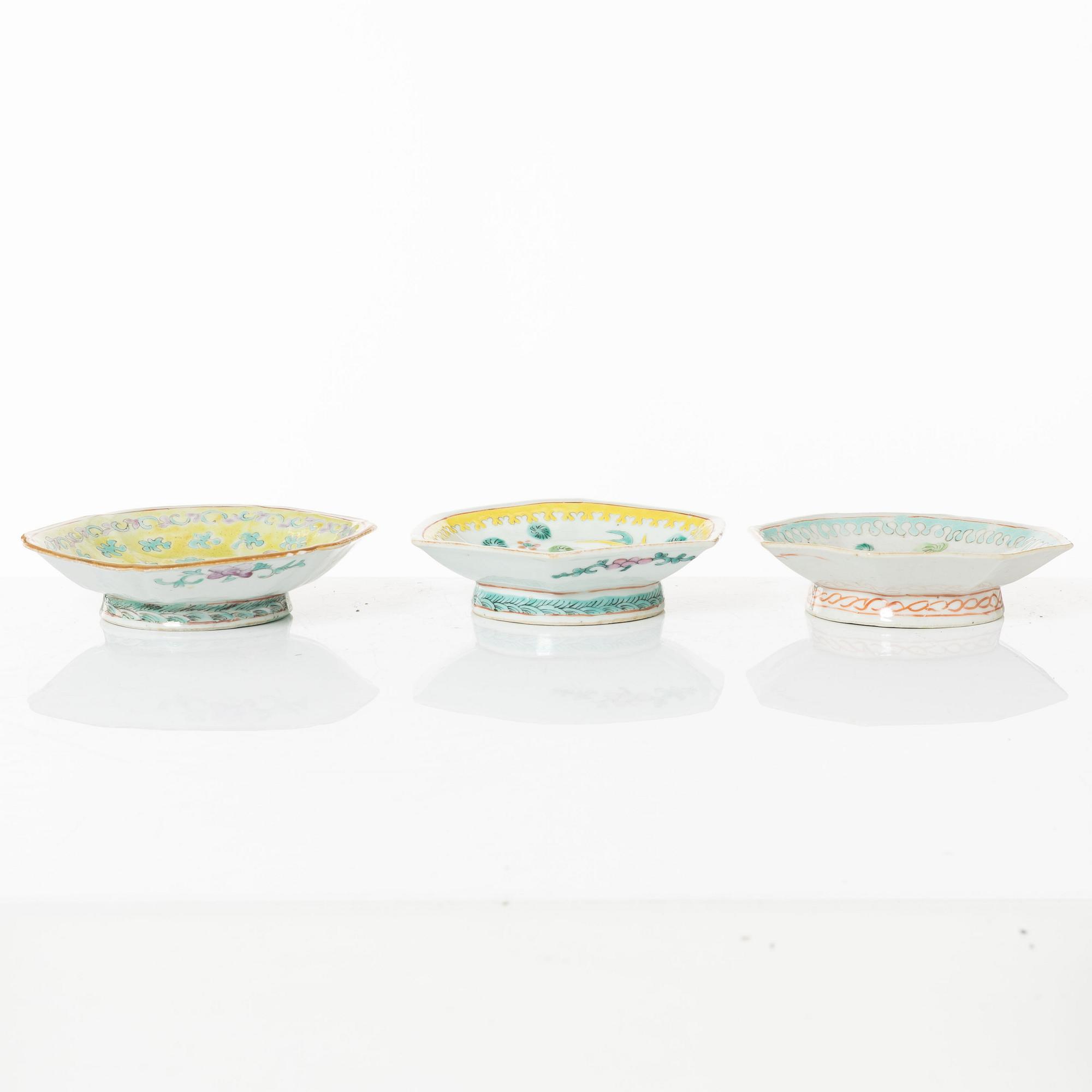 A group of  Chinese famille rose porcelain, around 1900.