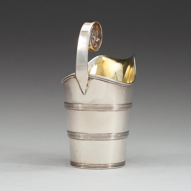 GRÄDDKANNA, av Per Zethelius, Stockholm 1800. Gustaviansk.