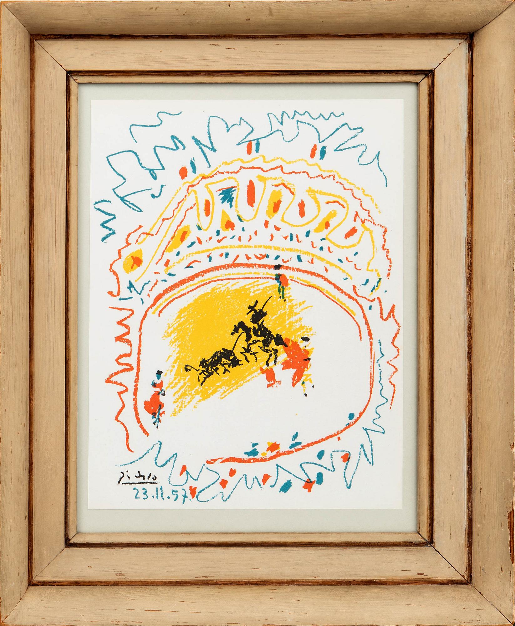 Pablo Picasso, "The Little Bullfight" from the 20th Century 1971.