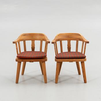Seating group, 6 pieces, Krogenäs Möbler, Norway, second half of the 20th century.