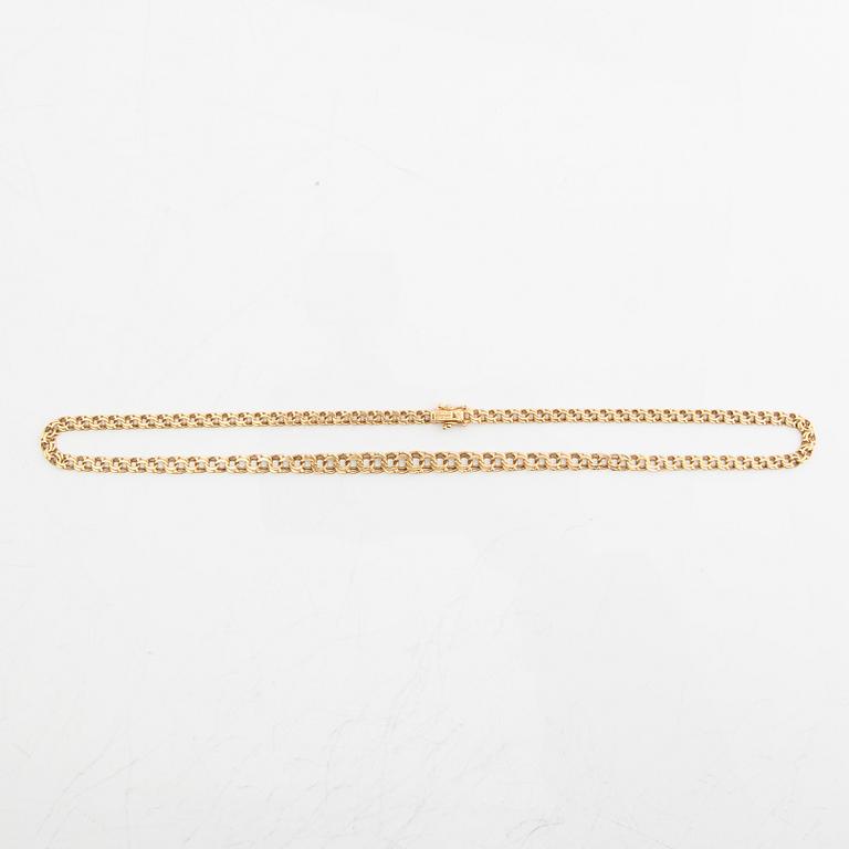 Collier, 18k guld.