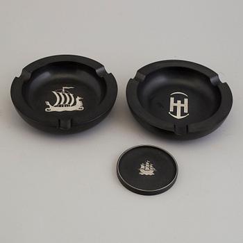 a set of seven plastic items from Perstorp and Åsljunga, 1938-55.