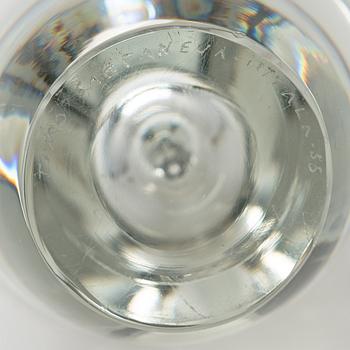 Timo Sarpaneva, veistos, "Orkidea", signeerattu Timo Sarpaneva Iittala -55. Malli muotoiltu 1954.