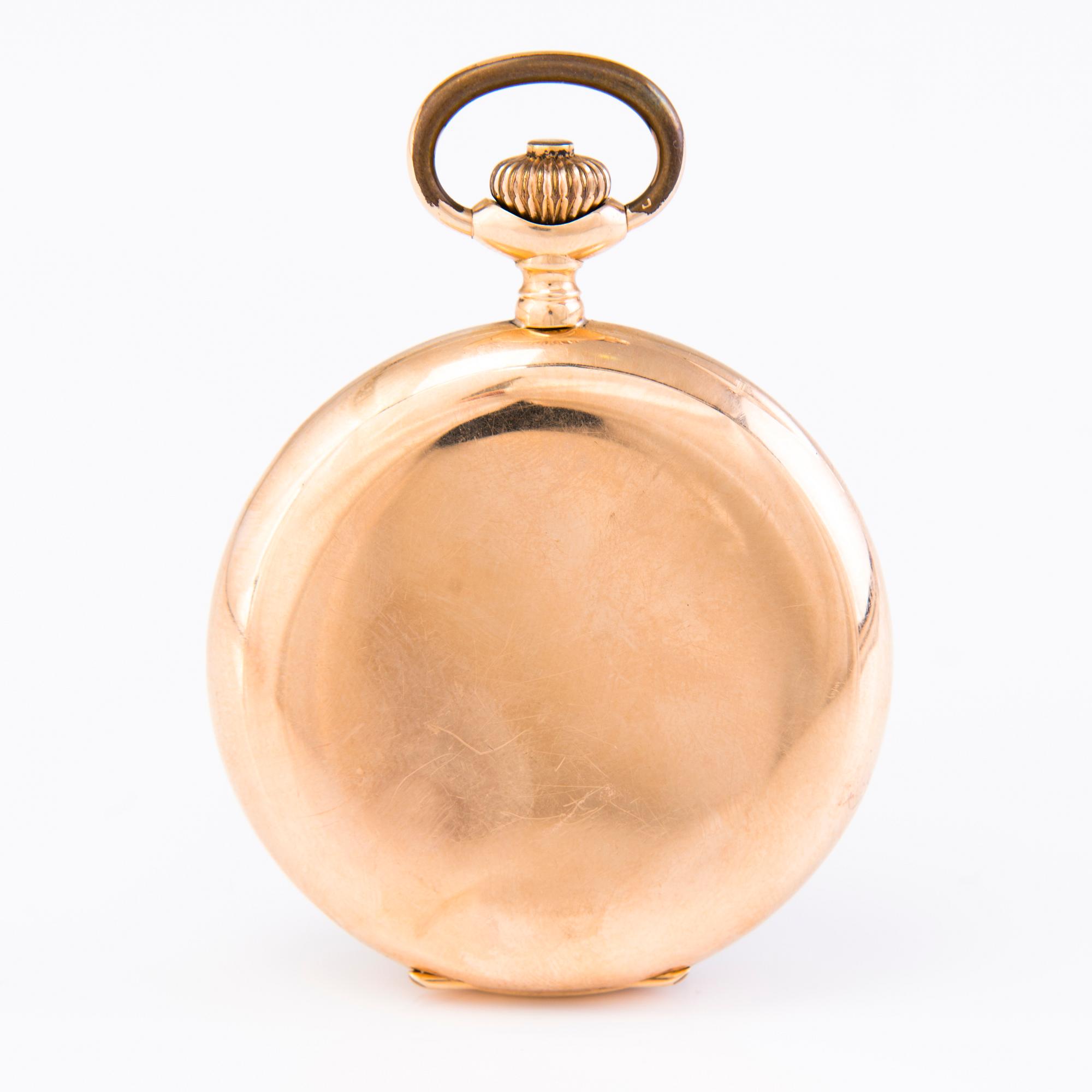 LONGINES, pocket watch, hunting case, 50 mm.