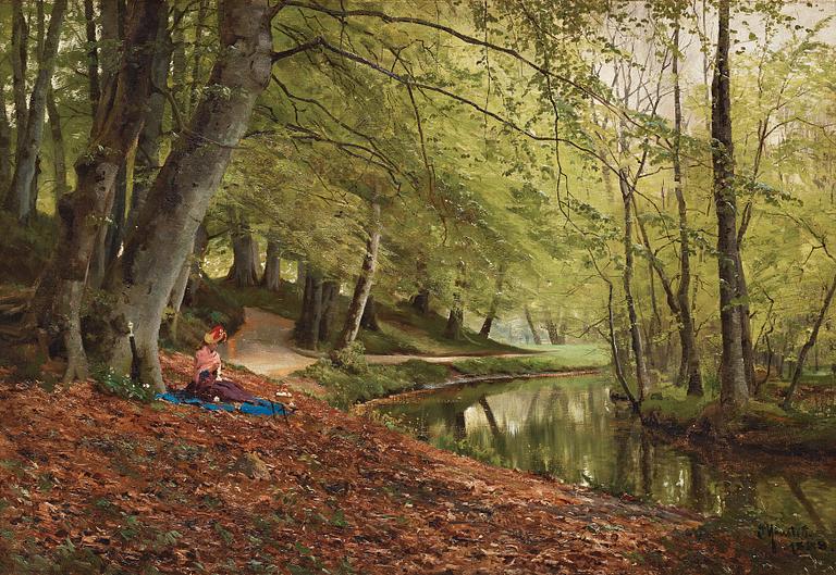 Peder Mork Mönsted, Picnic in the woods.