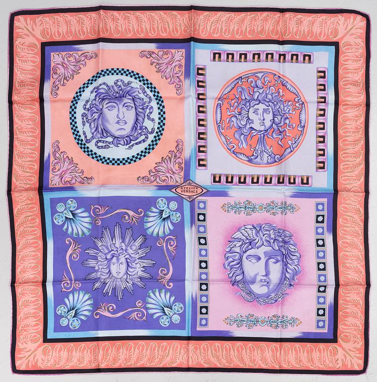Versace, scarf, "Medusa".