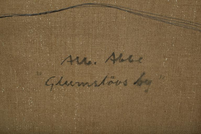 ALBERT ABBE, olja på duk, signerad.