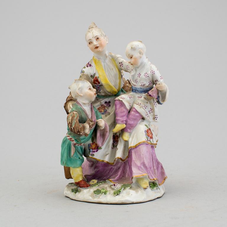 An 18th century Meissen porcelain figurine.