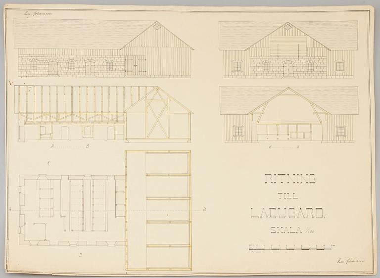 RITNINGAR, 22 st, bl a Ch. M Tegners Förlag, Köpenhamn, Tage Bengtsson samt Sven Johansson, 1900-talets första hälft.
