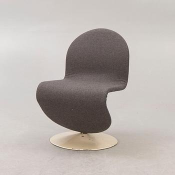 Verner Panton, stol, "System 1-2-3" för Fritz Hansen, 1970-talets mitt.