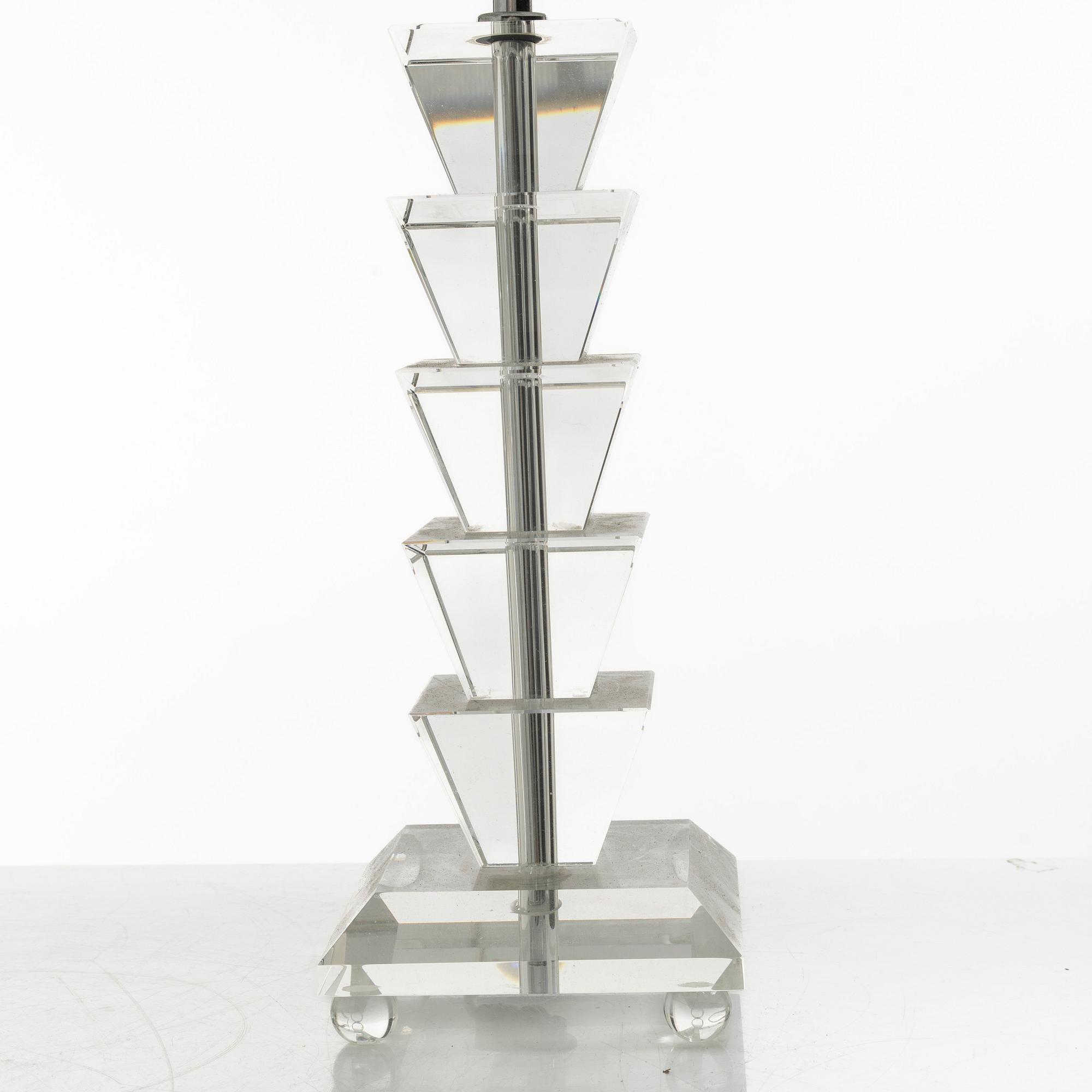 A pair of table lamps, second half of the 20th century.