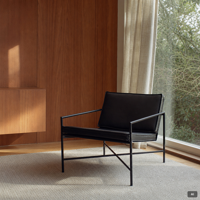 Emil Thorup, fåtölj, "Lounge Chair", Handvärk, samtida.