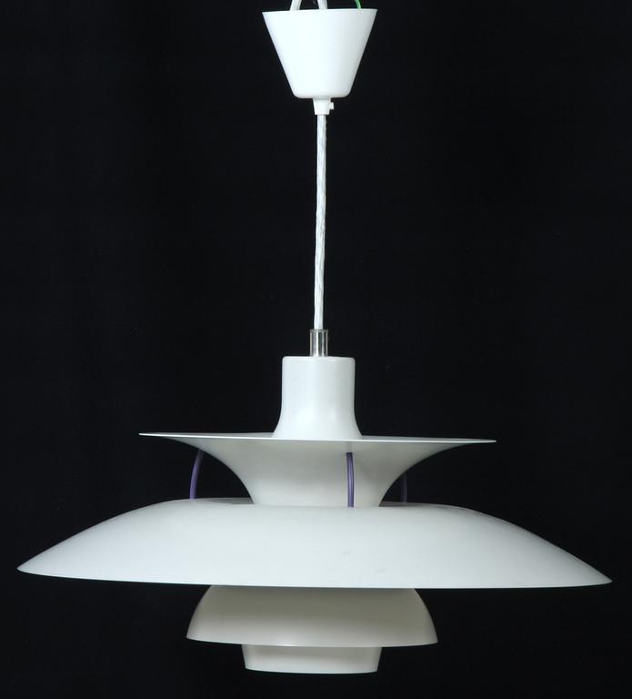 TAKLAMPA, "PH 5", Poul Henningsen för Louis Poulsen. H 28,5.