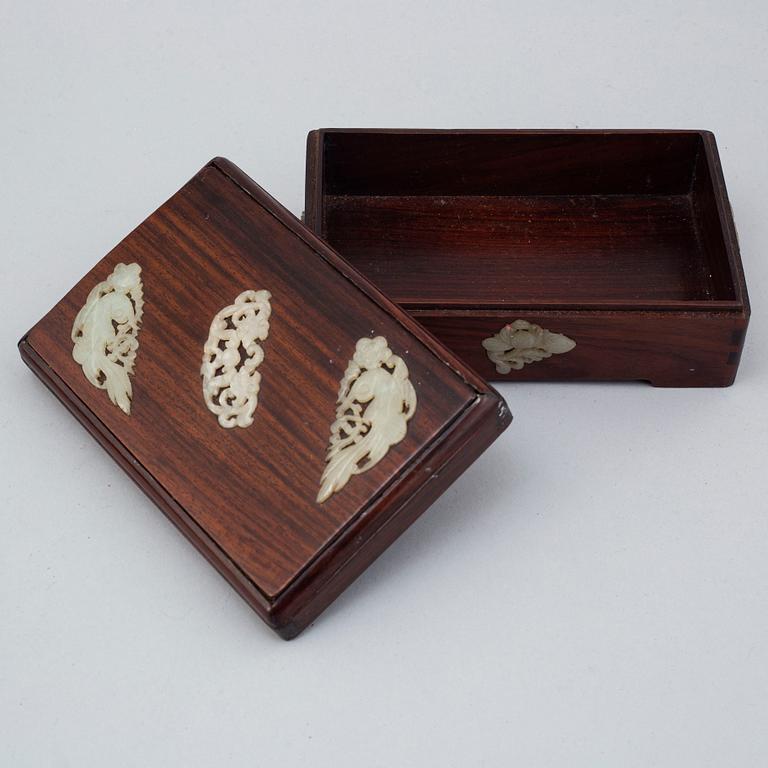 A group of chinese pipes and boxes, China, 20th Century.