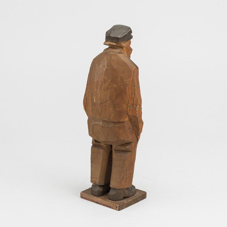 CARL JOHAN TRYGG, wooden sculpture, signed and dated 1924.