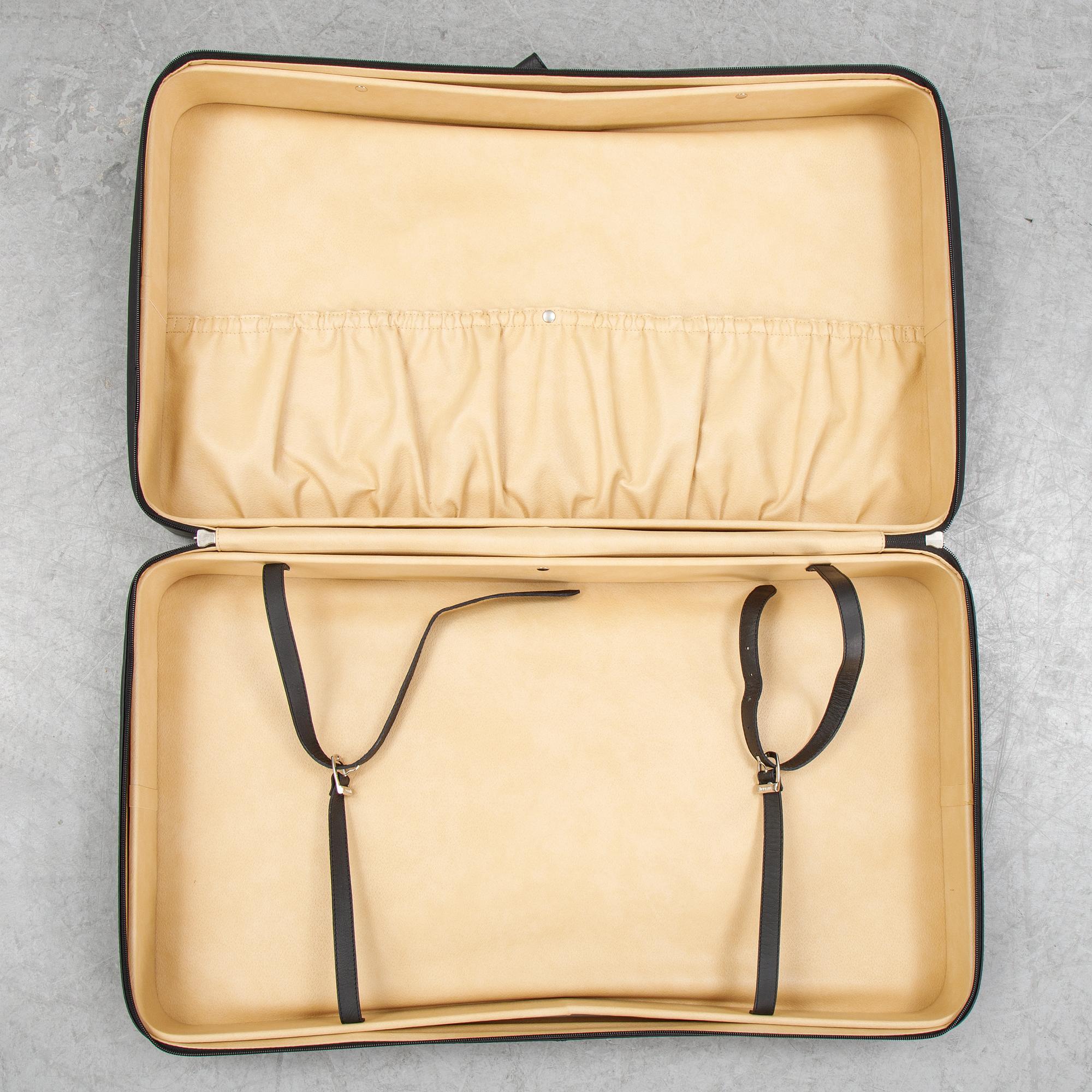 Five brack leather bags from Schedoni, Italy. For Ferrari 456.