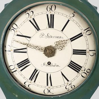 Longcase clock, P Söderman, Rococo, second half of the 18th century.