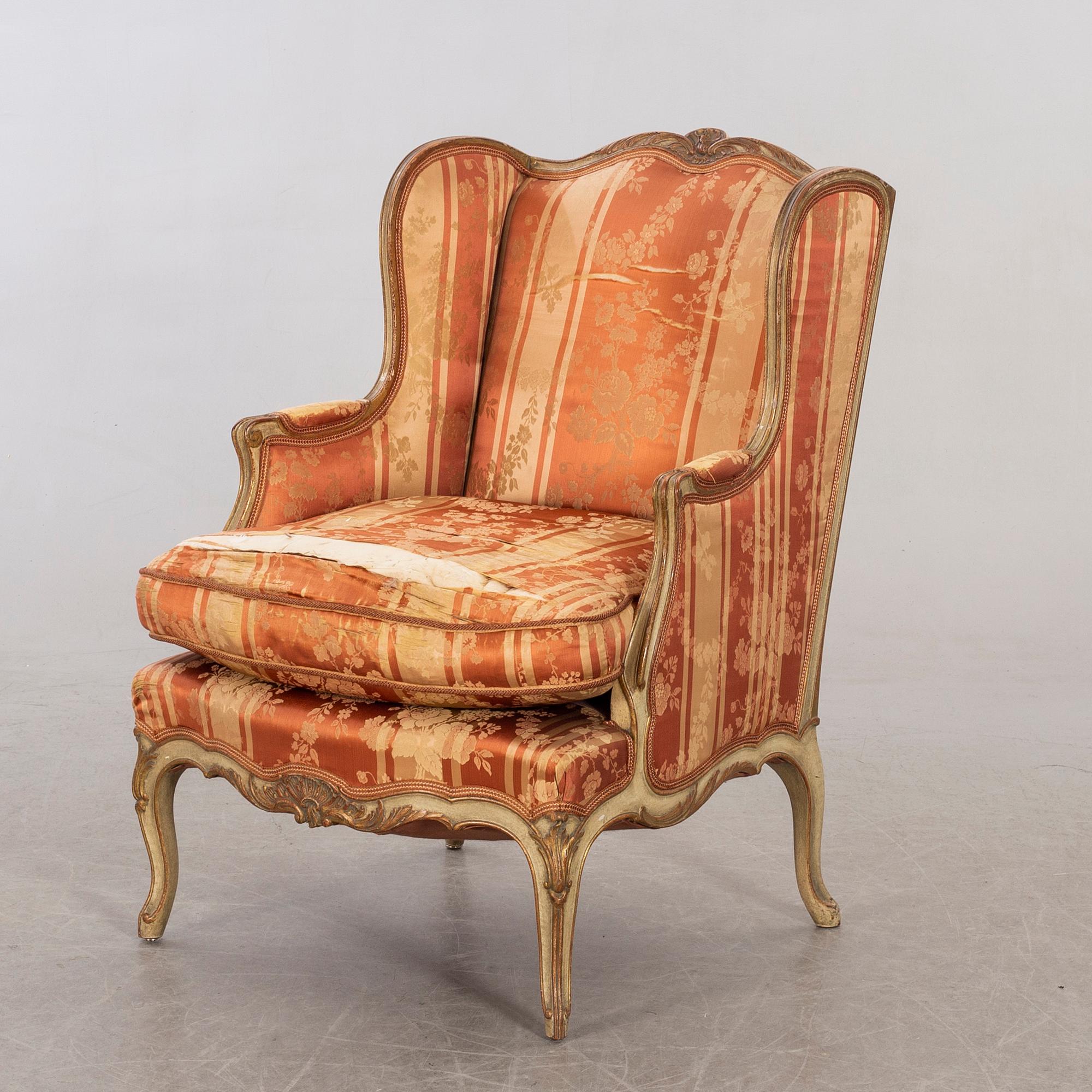 BERGÈRE Louis XV-stil, Italien 1900-tal.