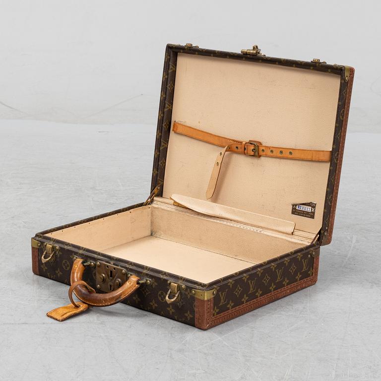 Louis Vuitton, a monogram canvas briefcase, 1970's.