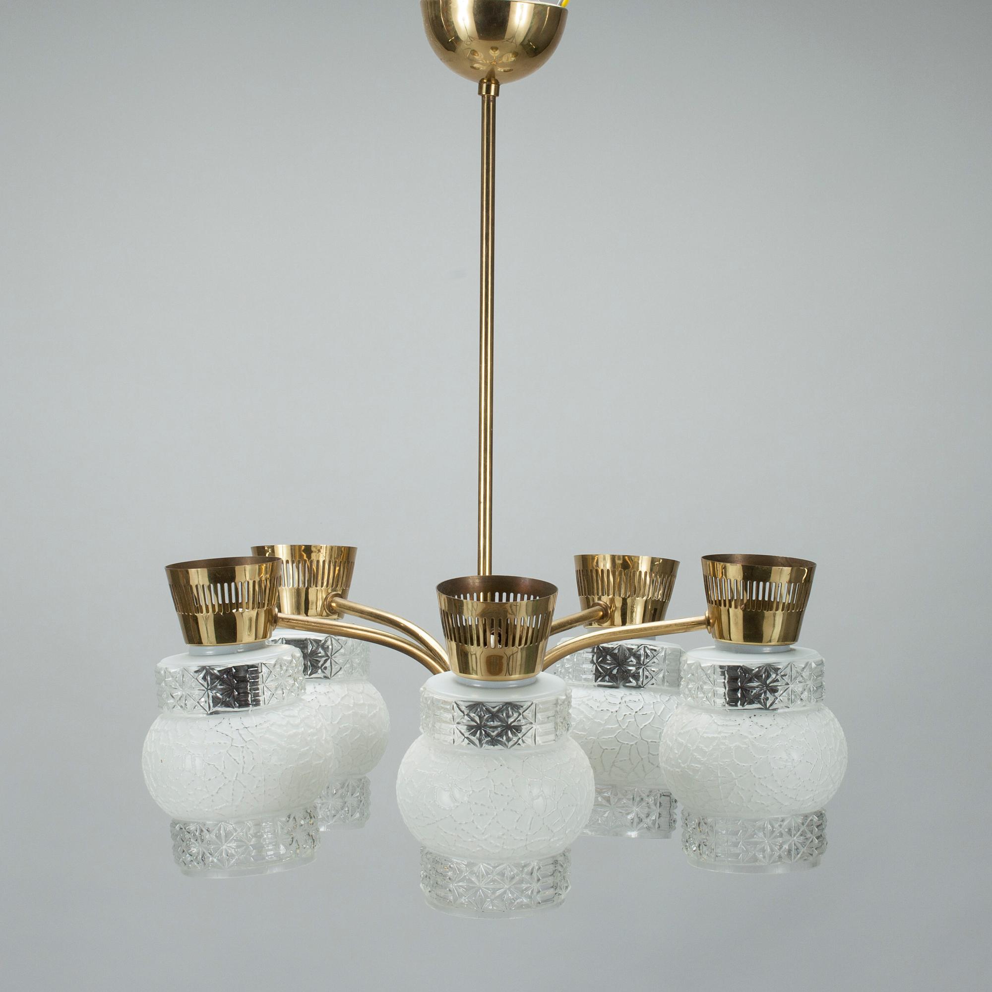 TAKLAMPA, Aris, 1960-tal. Höjd 60 cm.