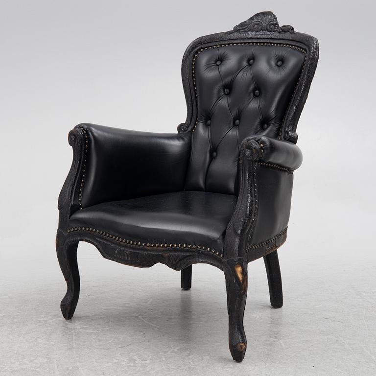 Maarten Baas, a "Smoke Armchair", Moooi, contemporary.