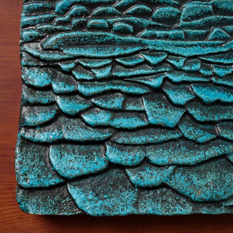 Hans Hedberg, a faience wall relief, Biot, France.