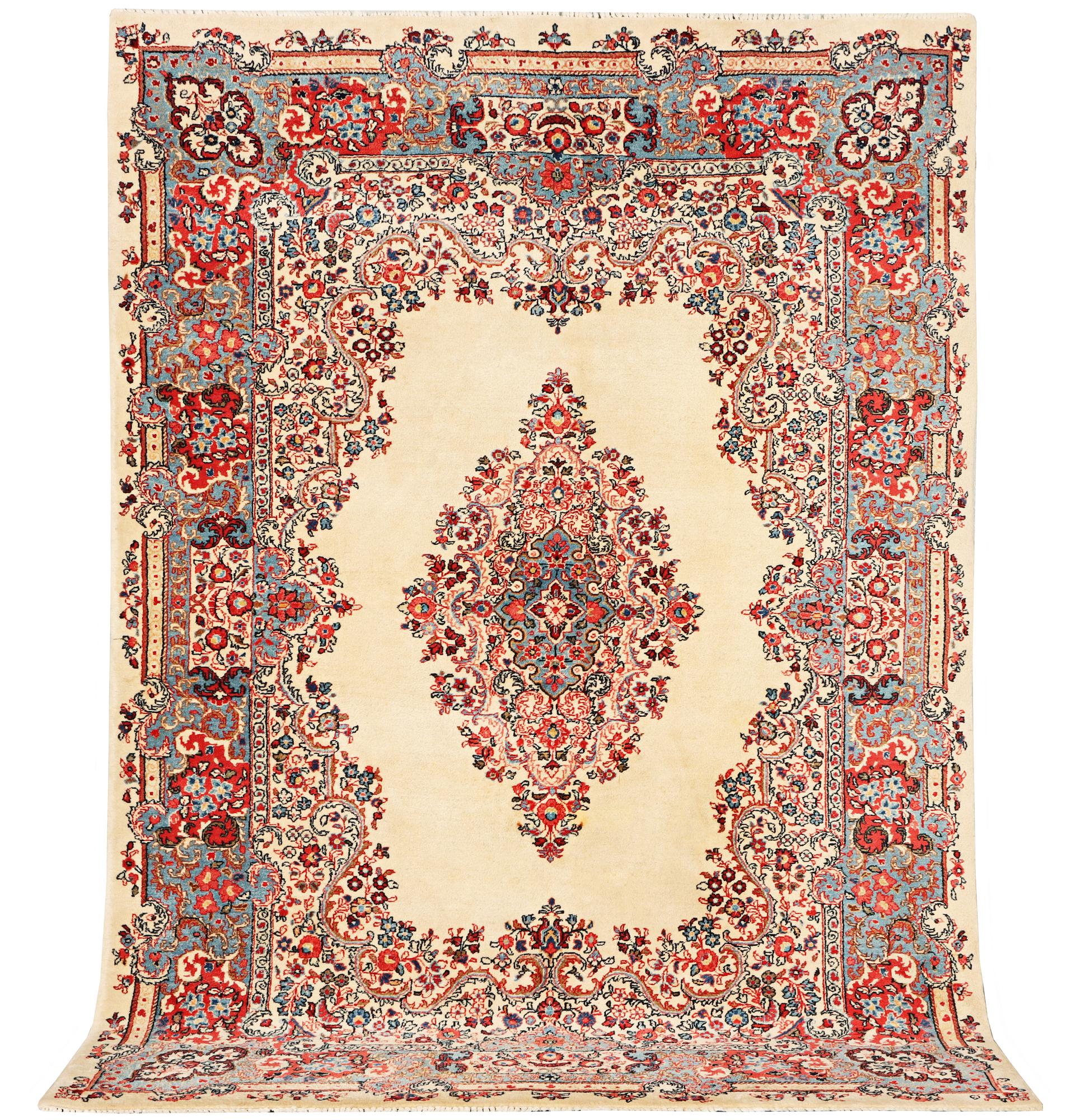 A Kerman carpet, c. 270 x 187 cm.