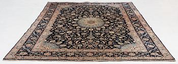 Carpet, Keshan, approx. 325 x 238 cm.