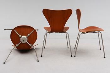 STOLAR, 3 st, "Sjuan", Arne Jacobsen, Fritz Hansen.