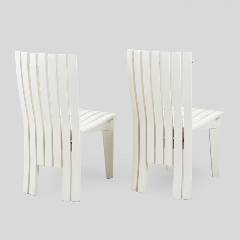 Alvar & Aino Aalto, trädgårdsmöblemang, 5 delar, "Aurinko"-serien, Artek, 2000-tal.