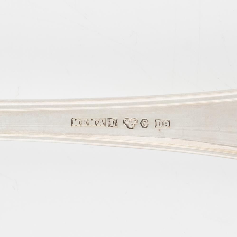 A Swedish Silver Cutlery, model 'Symfoni', mark of Mema, Lidköping 1950-70s (19 pieces).