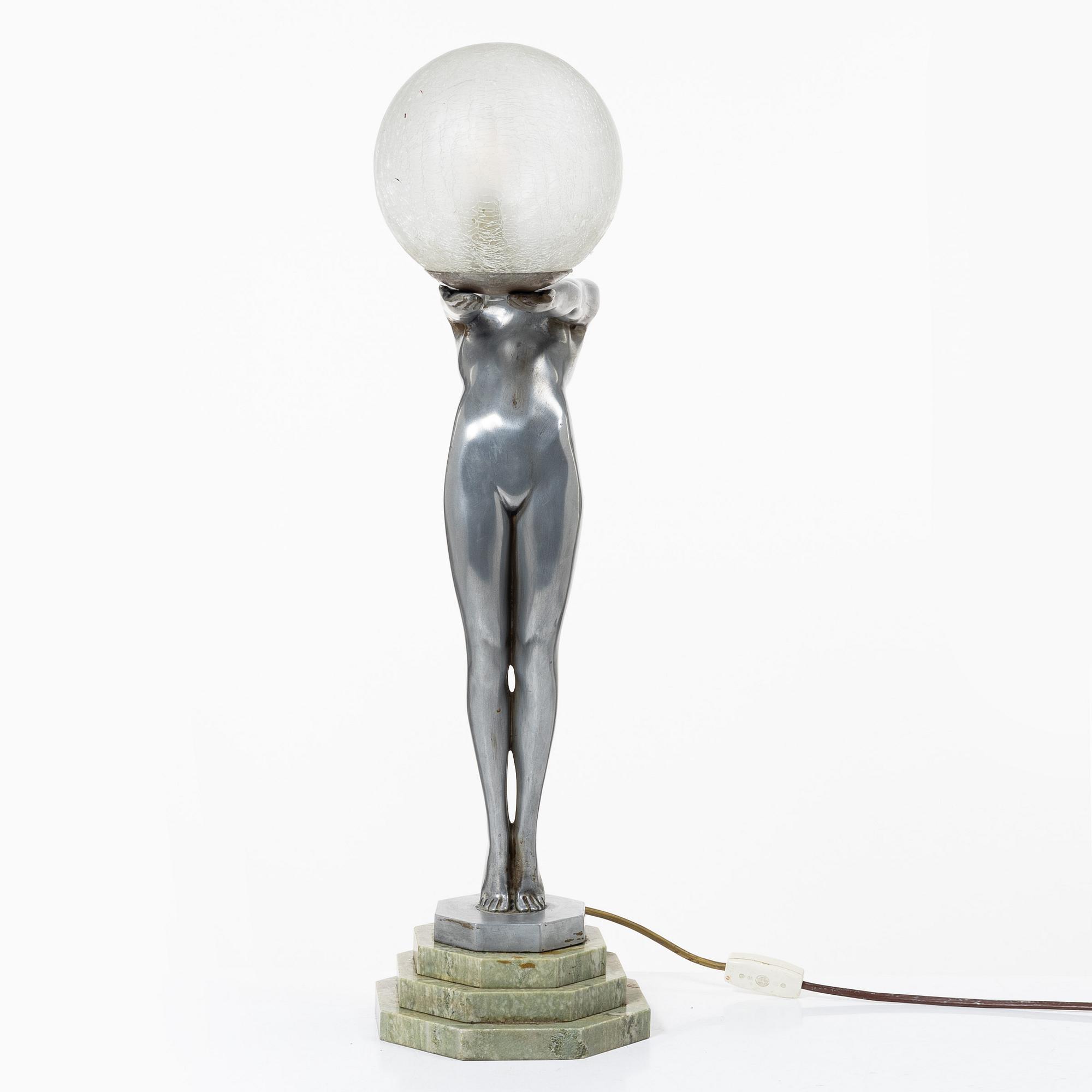 Bordslampa, Art Deco stil, 1900-tal.