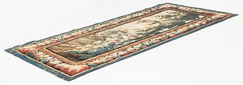 A Manufacture Royale d’Aubusson 'entre-fenêtre' tapestry, ca 293 x 132,5 cm.