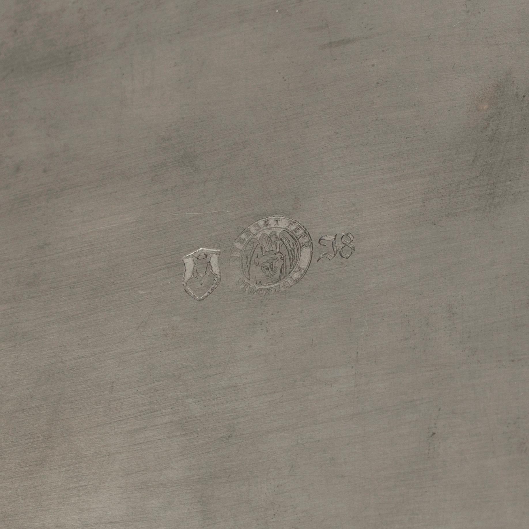 Nils Fougstedt, atributed to, a pewter box, Svenskt Tenn, Stockholm 1935.