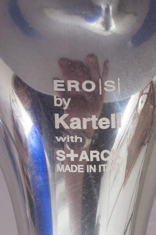 STOLAR, 3 st, "Eros", Philippe Starck för Kartell, märkta.