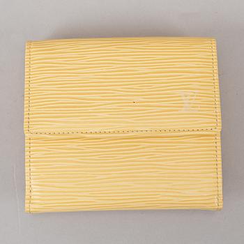 Louis Vuitton, 'Verseau Vanilla Epi leather bag' and wallet.