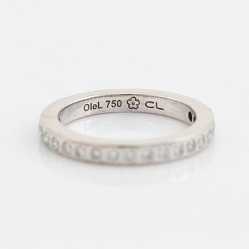 Ole Lynggaard, Charlotte Lynggaard, "Forever Love Ring", vitguld med briljantslipade diamanter.