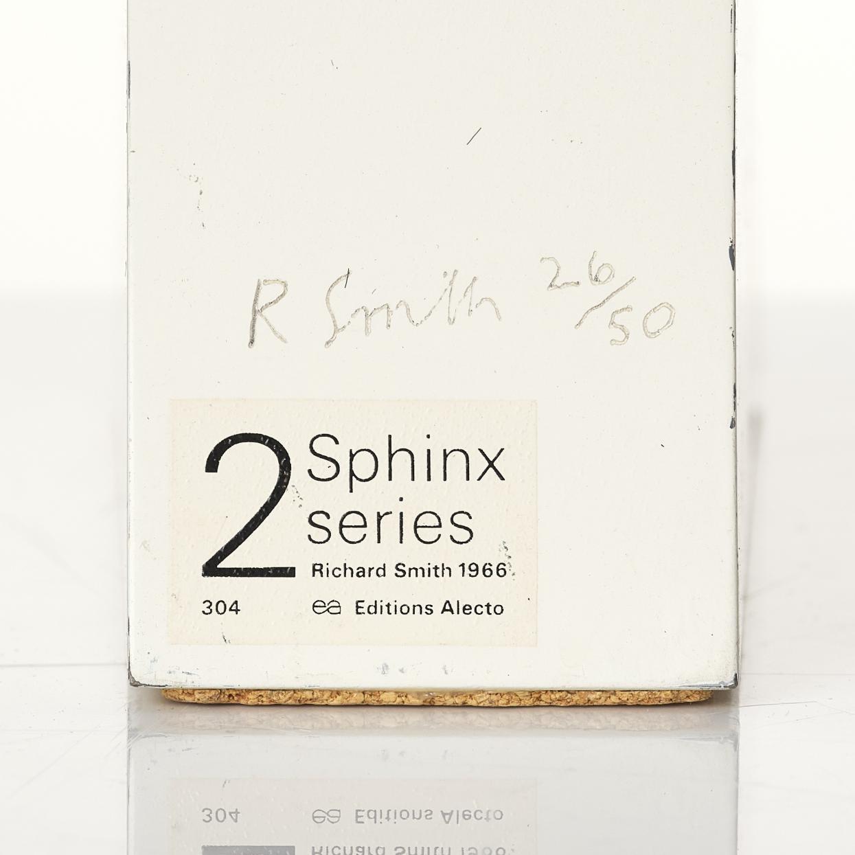 Richard Smith, sculpture, painted metal, signed and numbered 26/50.