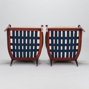 Kerstin Hörlin-Holmquist, a pair of 'Skrindan' armchairs, second half of the 20th century.