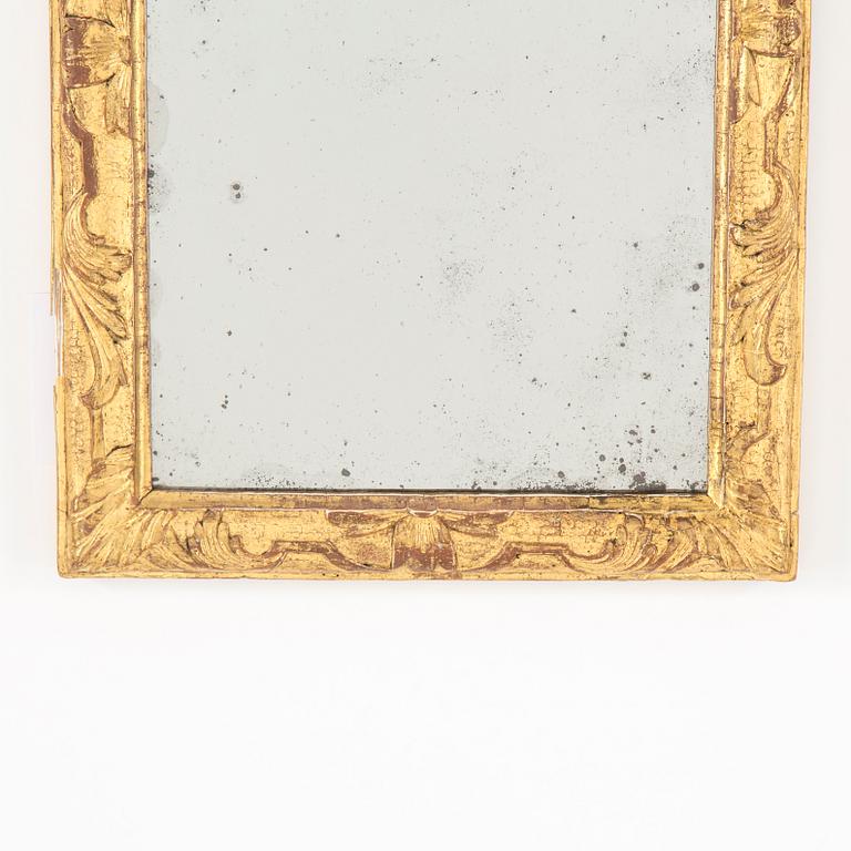 A late baroque mirror, mid 18th century.