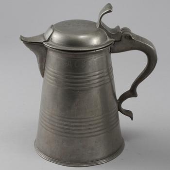 TENNSTOP, 3 st, tenn, 1800-tal.