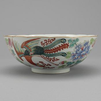 SKÅL, porslin, Kina. Sent 1800-tal.